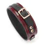 Ошейник с поводком Liebe Seele Wine Red Leather Collar with Chain Leash, бордовый - Фото №3
