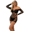 Платье Star Night Ornamental Mini Dress, черное - Фото №3