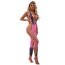 Комбинезон Star Night Hollow Out Gradient Bodystocking, фиолетово-розовый - Фото №2