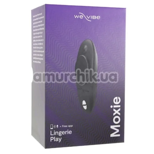 Кліторальний вібратор We-Vibe Moxie (ві вайб моксі чорний)