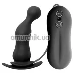 Анальная пробка с вибрацией Tinglers Vibrating Plug III, черная - Фото №1
