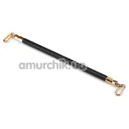 Фіксатор Liebe Seele Dark Candy Vegan Leather-Coated Spreader Bar, чорний - Фото №1