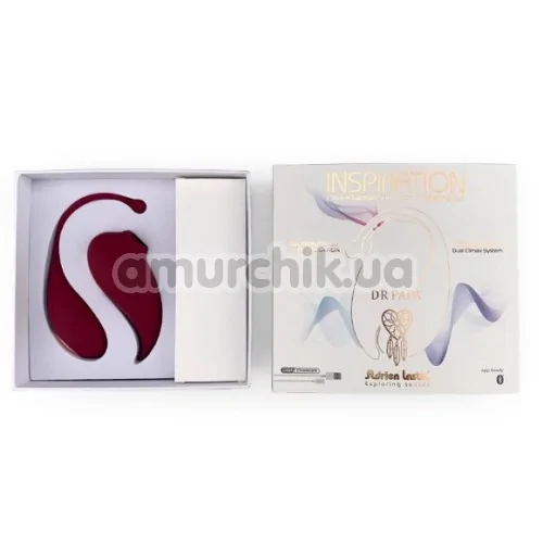 Набор Adrien Lastic Inspiration: Clitoral Suction Stimulator + Vibrating Egg, бордовый