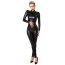 Комбинезон Noir Handmade Caged Wetlook F319, черный - Фото №2