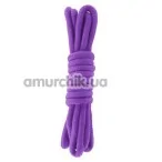 Веревка sLash Bondage Rope Purple 3м, фиолетовая - Фото №1