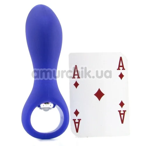Анальная пробка с вибрацией Posh Silicone “O” Probe, фиолетовая