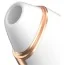 Симулятор орального сексу з вібрацією для жінок Satisfyer Love Triangle, білий - Фото №10