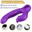 Вибратор для клитора и точки G Sweet Play G-Spot Vibrator With Clitoral Licking & Flapping A17, фиолетовый - Фото №21