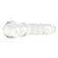 Двокінцевий фалоімітатор Joystick Clear Glass Dildo - Фото №5