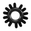 Набір з 4 ерекційних кілець Get Lock Cock Rings Set, чорний - Фото №4