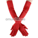 Перчатки Star Night Silk Long Gloves, красные - Фото №1