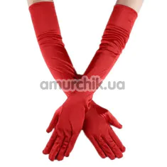 Перчатки Star Night Silk Long Gloves, красные - Фото №1