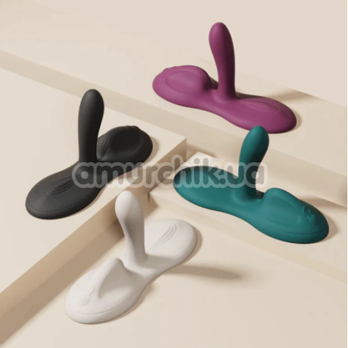 Вібратор для клітора і точки G з підігрівом Zalo Flora Smart Vibrating Pad, чорний