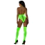 Комплект Star Night Fishnet Glow Set, салатовый: боди + чулки - Фото №2