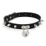 Нашийник DS Fetish Heart Lock Collar, чорний - Фото №1