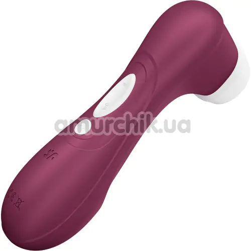 Симулятор орального секса для женщин Satisfyer Pro 2 Generation 3 Connect App, бордовый