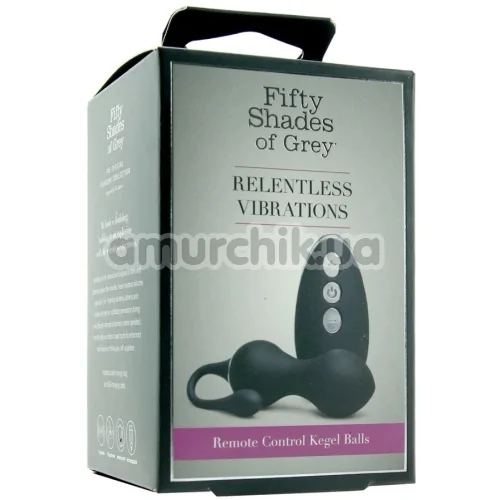 Вагінальні кульки Fifty Shades of Grey Relentless Vibrations Remote Kegel Balls