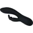 Вібратор з пульсацією Virgite Vibes Rabbit And Vibrator With Tapping V9, чорний - Фото №3