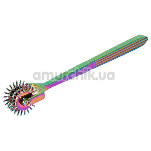 Колесо Вартенберга Fetish Collection Rainbow Triple Pinwheel, радужное
