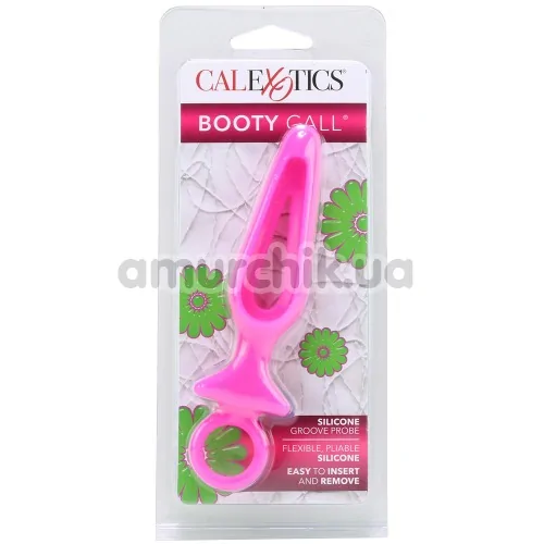 Анальная пробка Booty Call Silicone Groove Probe, розовая