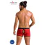 Мужские трусы-шорты Passion Free Your Senses Short Parker 046, красные - Фото №6