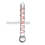 Фалоімітатор Glass Worxx Sparkle Scepter Pink - Фото №1