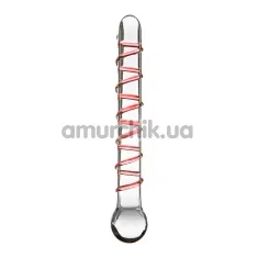 Фалоімітатор Glass Worxx Sparkle Scepter Pink - Фото №1