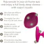 Щетка для тела Geske Body Brush 4 in 1 Suction Mount, розовая - Фото №7