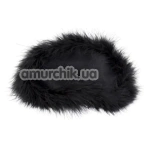Маска на глаза DS Fetish Feather Blindfold, черная - Фото №1