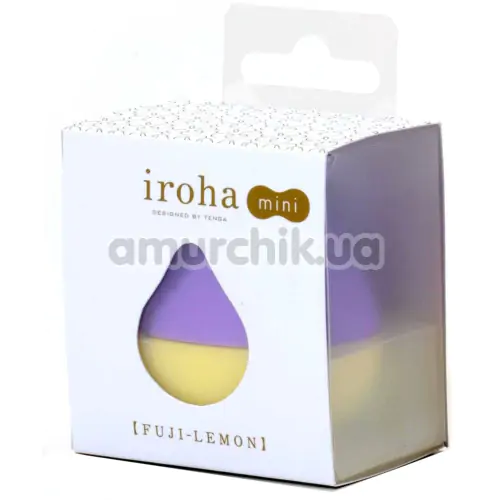 Вібратор Tenga Iroha Mini Fuji-Lemon, жовто-фіолетовий