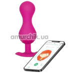 Вагинальные шарики с вибрацией Gballs 3 App, розовые - Фото №1