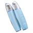 Мікрострумовий скрабер для шкіри обличчя Geske MicroCurrent Skin Scrubber & Blackhead Remover 9 in 1, блакитний - Фото №2