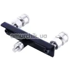 Адаптер для секс-машин Hismith Double KlicLok Connector Adapter, черный - Фото №1