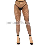 Легінси Leg Avenue Industrial Net Footless Tights, чорні - Фото №1