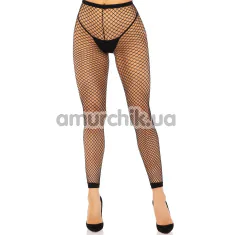 Леггинсы Leg Avenue Industrial Net Footless Tights, черные - Фото №1
