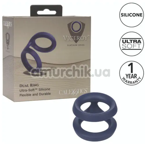 Ерекційне кільце для члена Viceroy Dual Ring, синє