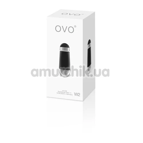 Кліторальний вібратор OVO W2, чорний