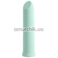 Клиторальный вибратор S Pleasures Velvet Bullet, бирюзовый - Фото №1