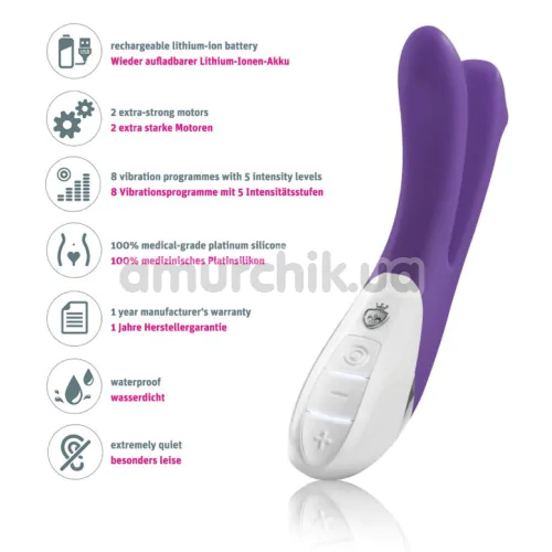 Вибратор Mystim Bon Aparte, фиолетовый