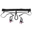 Трусики-стринги с зажимами для половых губ Bad Kitty Naughty Toys Pearl String with Silicone Clamps - Фото №2