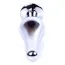 Анальная пробка с розовым кристаллом Exclusivity Jewellery Silver Plug Long, серебряная - Фото №6