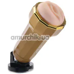 Мастурбатор с вибрацией Zolo Vibrating Personal Trainer, телесный - Фото №1