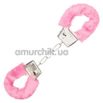 Наручники Playful Furry Cuffs, рожеві - Фото №1