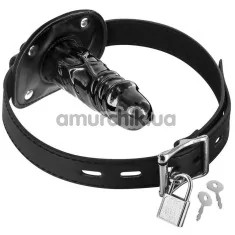 Кляп з фалоімітатором Fetish Tentation Penis Gag T2, чорний - Фото №1