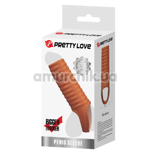 Насадка на пенис Pretty Love Penis Sleeve Hartman, телесная