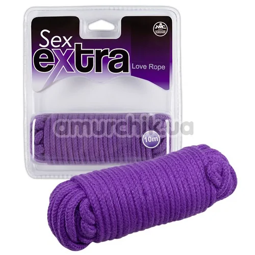 Веревка Sex Extra Love Rope 10 м, фиолетовая