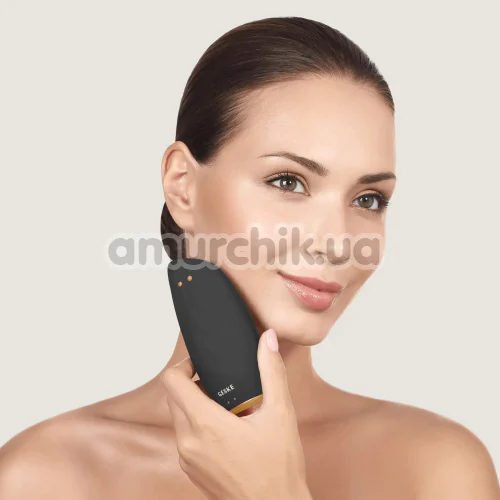 Щетка для лица Geske Sonic Thermo Facial Brush & Face-Lifter 8 in 1, серая