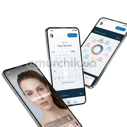 Пристрій для очищення шкіри обличчя Geske Aqua-Stream Face Cleanser 8 in 1, зелений