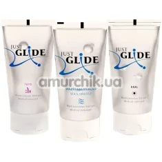 Набір з 3 лубрикантів Just Glide, 3 x 50 мл - Фото №1