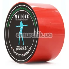 Бондажная лента Loveshop My Love, красная - Фото №1